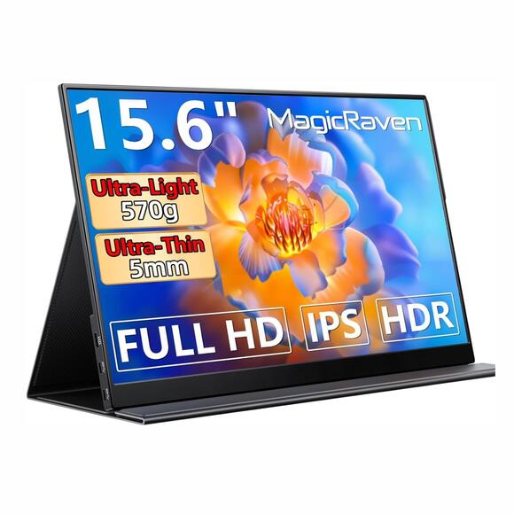 Other - Portable Monitor 15.6 Laptop Screen Lightweight USBC HDMI Display with Speakers